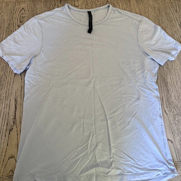 Lululemon Men's 5 Year Basic T-Shirt Light Blue (XL) - Picture 1 of 3